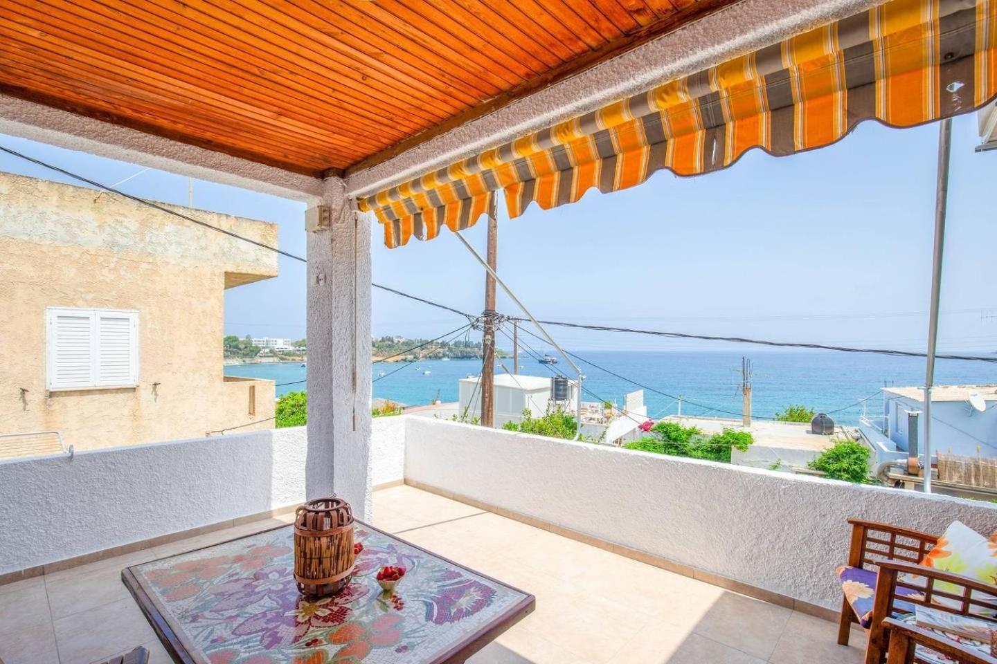 Apartament Agia Pelagia Blue Apt With Seaview 50M From Sea Zewnętrze zdjęcie